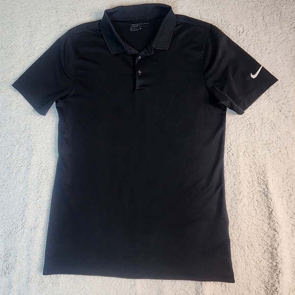 Nike Golf Dri-FIT Black Polo Mens Size Small - Picture 3 of 11